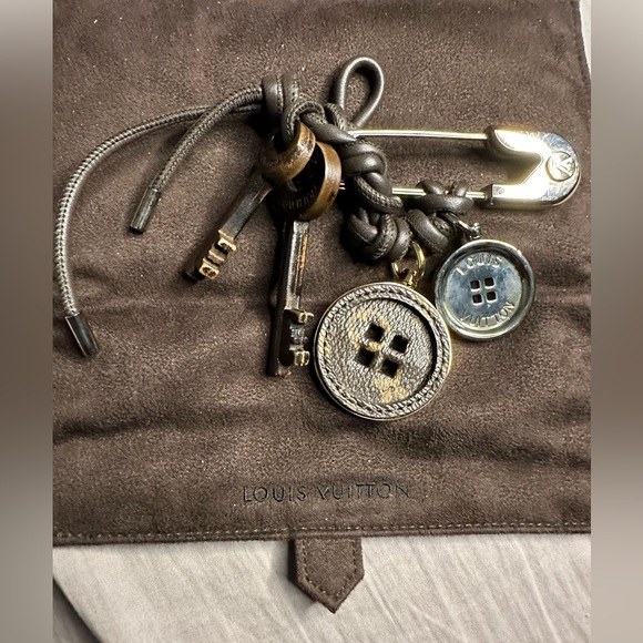 Louis Vuitton Button and Keys Pin - Picture 1 of 7